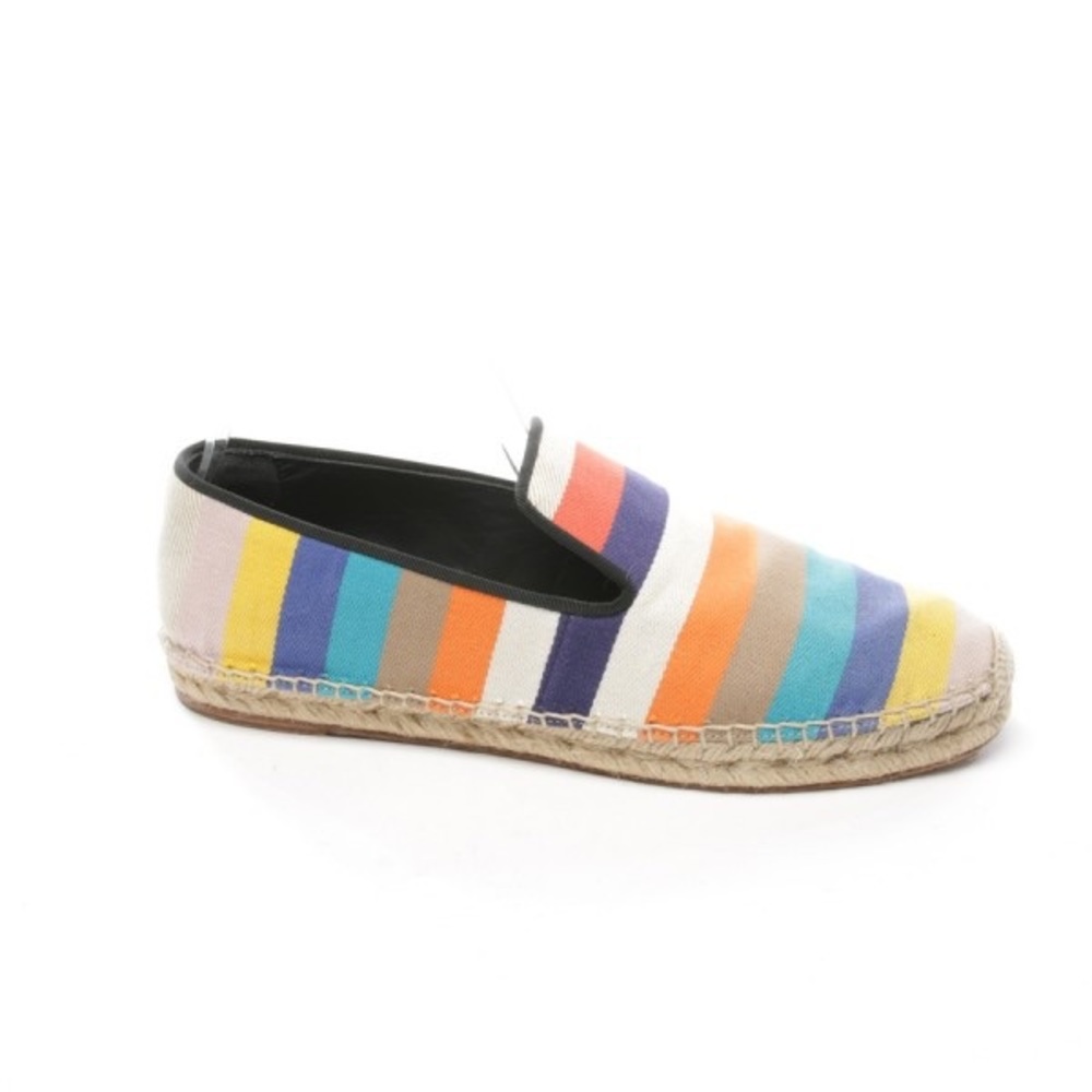 Celine Canvas Multicolored Espadrille 36